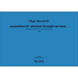 coronAtion IV: whoever brought me here... : dished up for 1 (to 3) percussionist/s and sample