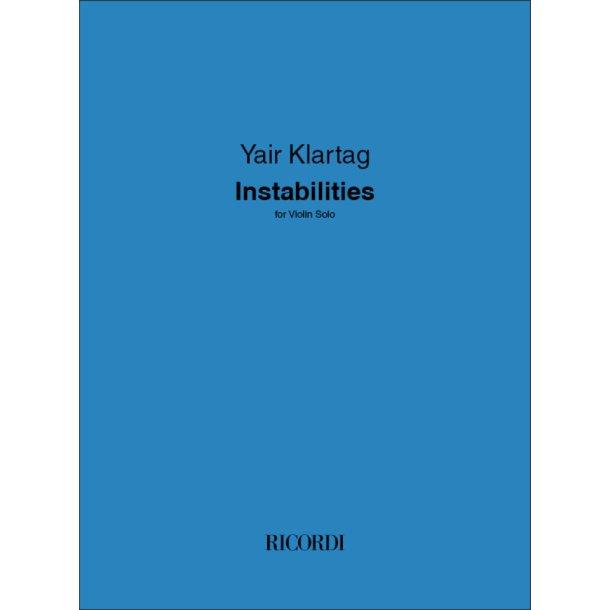 Instabilities : for violin solo