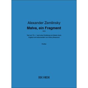 Malva, ein Fragment : Text von 