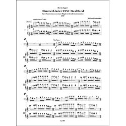 H&auml;mmerklavier XXXI - Dual Band : f&uuml;r 2 Pianist:innen an einem Fl&uuml;gel mit Sonderinstrumenten