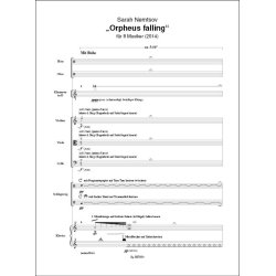 Orpheus falling : f&uuml;r 8 Musiker