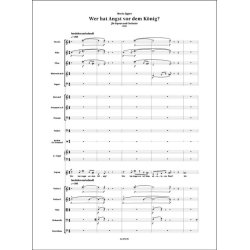Wer hat Angst vor dem K&ouml;nig? : f&uuml;r Sopran und Orchester - Text von Moritz Eggert