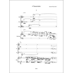 6 Tamarinden : f&uuml;r Fl&ouml;te, Oboe, Fagott und Akkordeon (4 performance scores)