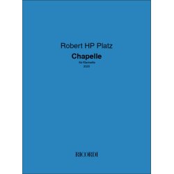 Chapelle : f&uuml;r Klarinette