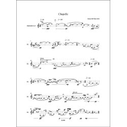 Chapelle : f&uuml;r Klarinette