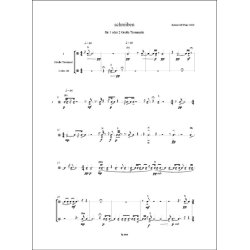 schreiben : f&uuml;r 1 oder 2 Gro&szlig;e Trommeln