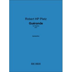 Gu&eacute;rande : f&uuml;r Streicher (5 performance scores)