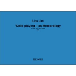 'Cello playing - as Meteorology : for solo 'cello with 2 bows