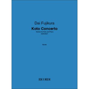 Koto Concerto : Version for Koto and Piano