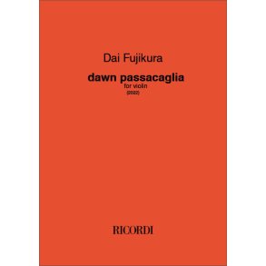 Dawn Passacaglia : Version for Violin (2022)