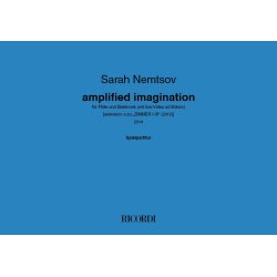 amplified imagination : f&uuml;r Fl&ouml;te und Elektronik (mit live-Video ad libitum) [extension a zu 'ZIMMER I-III' (2013)]