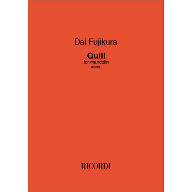 Quill : for mandolin (2022)