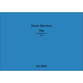 Tür : für Schlagzeug solo