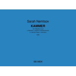 Kammer : f&uuml;r 3 Musiker:innen - [1 (Pianist:in) = Toypiano und Minisynthesizer-2 = Monotron Delay 3 = Monotron