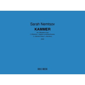 Kammer : für 3 Musiker:innen - [1 (Pianist:in) = Toypiano und Minisynthesizer-2 = Monotron Delay 3 = Monotron