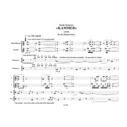 Kammer : f&uuml;r 3 Musiker:innen - [1 (Pianist:in) = Toypiano und Minisynthesizer-2 = Monotron Delay 3 = Monotron