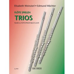 Fl&ouml;te spielen Trios : Parallel zu FL&Ouml;TE SPIELEN Band A und B
