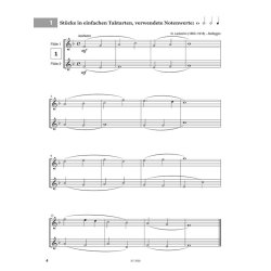 Erste Klassiksammlung f&uuml;r Zwei Fl&ouml;ten : 50 einfache Duette nach St&uuml;cke klassischer Komponisten