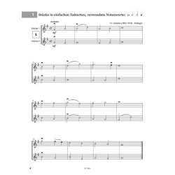 Erste Klassiksammlung f&uuml;r Zwei Violinen : 50 einfache Duette in erster Lage nach St&uuml;cke Klassischer Komponisten