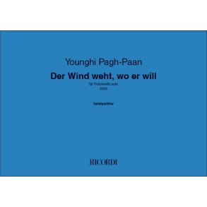 Der Wind weht, wo er will : für Violoncello solo (2022)