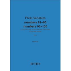 numbers 81-85 numbers 96-100 : for Voice, Alto Flute, Clarinet, String Trio and Projection