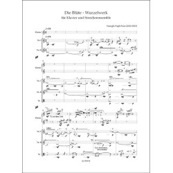 Die Bl&uuml;te - Wurzelwerk : f&uuml;r Klavier und Streicherensemble