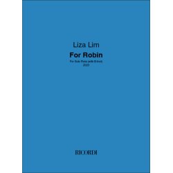 For Robin : For Solo Flute (with B-foot)