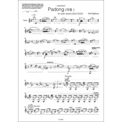 Padong : violin version (2021/2024)