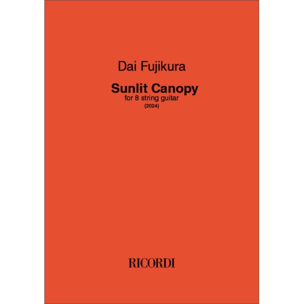 Sunlit Canopy : for 8-string guitar (2024)