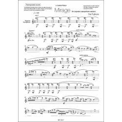 Mirage : For soprano saxophone (2024)
