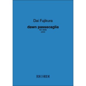 Dawn passacaglia : for viola