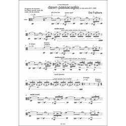 Dawn passacaglia : for viola