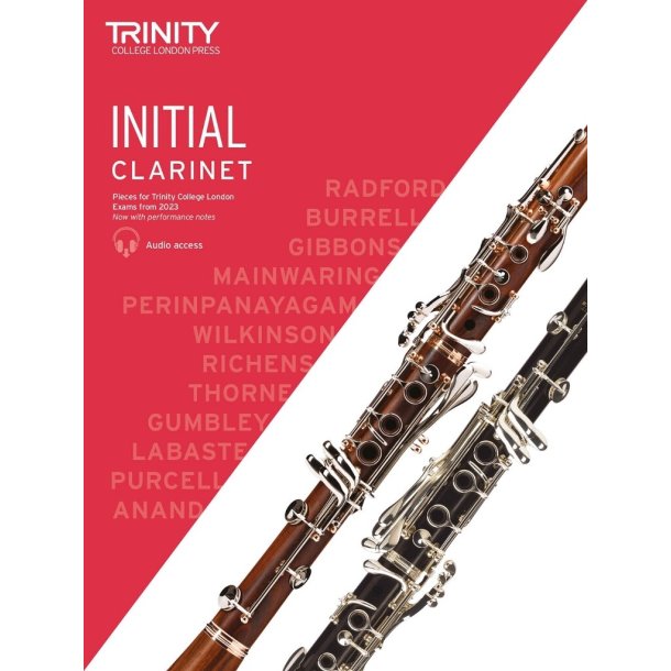 TCL Clarinet Exam Pieces from 2023: Initial