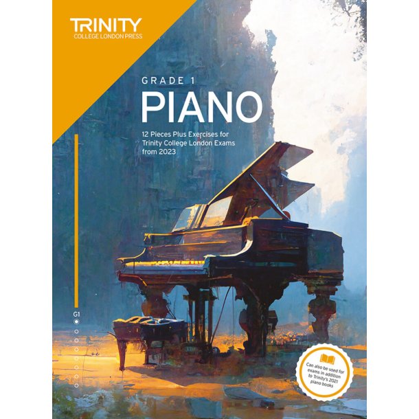 Piano Exam Pieces Plus Exercises 2023 Grade 1 : 12 Pieces for Trinity College London Exams from 2023