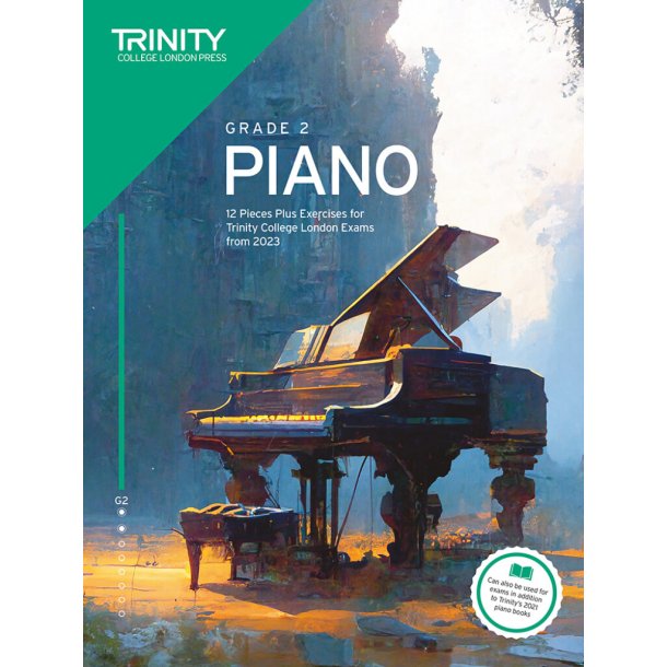 Piano Exam Pieces Plus Exercises 2023 Grade 2 : 12 Pieces for Trinity College London Exams from 2023