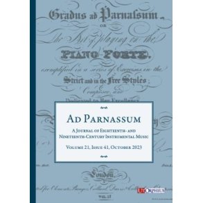 Ad Parnassum- Vol. 21 : A Journal on Eighteenth- and Nineteenth-Century Instrumental Music