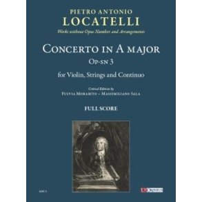 Concerto in La maggiore Op-sn 3