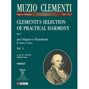 Clementi's Selection of Practical Harmony WO 7 : for Organ or Piano - Vol. 3