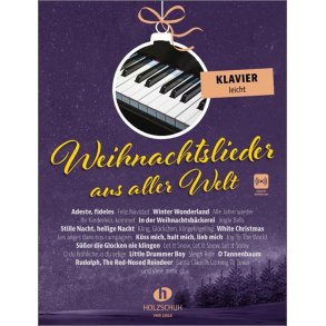 Weihnachtslieder aus aller Welt - Klavier leicht : 