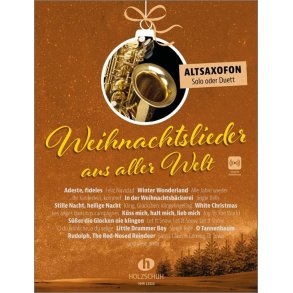 Weihnachtslieder aus aller Welt - Altsaxofon : 