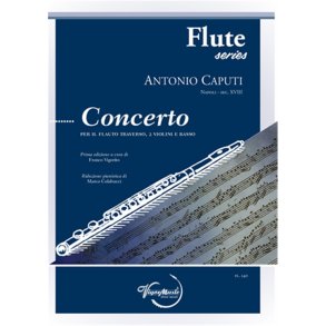 CONCERTO : per il flauto traverso, 2 violini e bassorid. per flauto e pianoforte