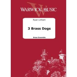 3 Brass Dogs