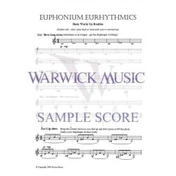 Euphonium Eurhythmics : Studies Bb Treble Clef