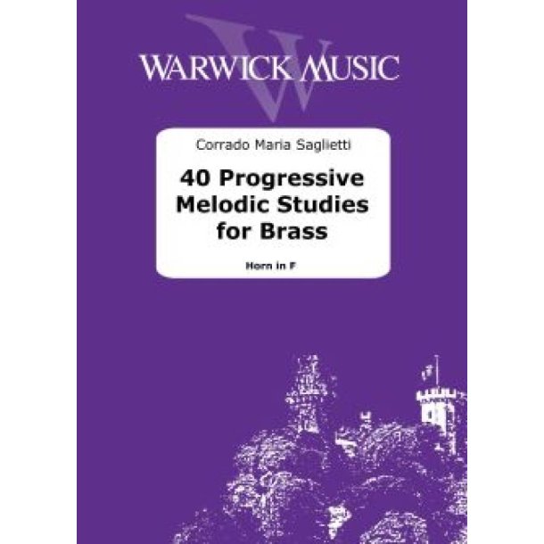 40 Progressive Melodic Studies for Brass