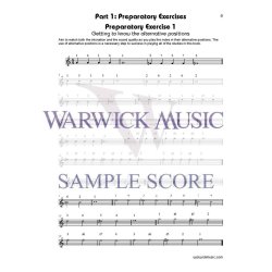 Melodic Studies on Trombone Technique Treble Clef