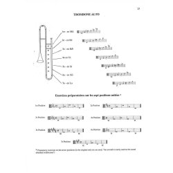 Alto Trombone Tutor Vol 1 : Studies