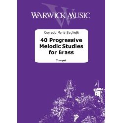 40 Progressive Melodic Studies for Brass