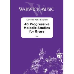 40 Progressive Melodic Studies for Brass