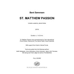 St. Matthew Passion