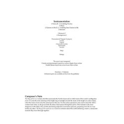 The Ring of Fire and Love : reduced orchestration